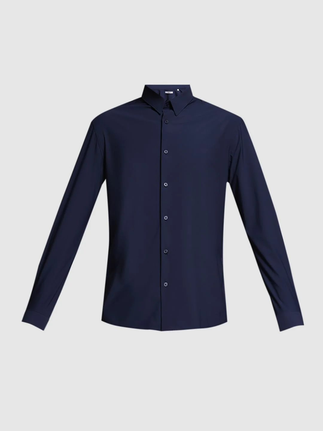 Dark Blue Stretch Full Sleeves Shirt - Image 7