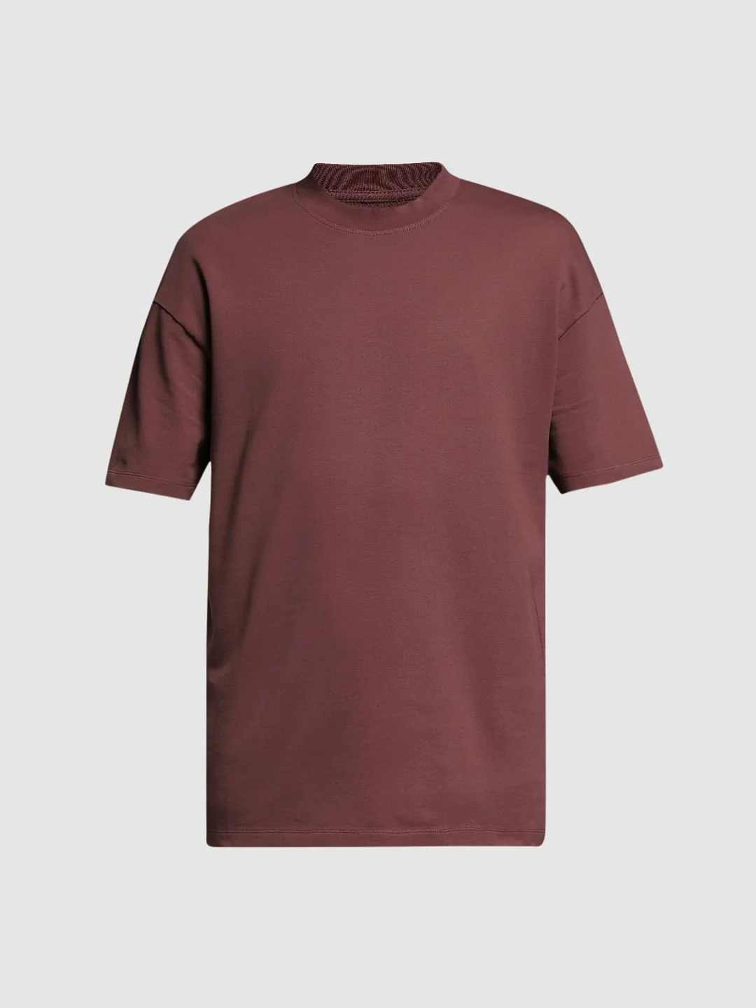 Brown Cotton Crew Neck T-shirt - Image 7