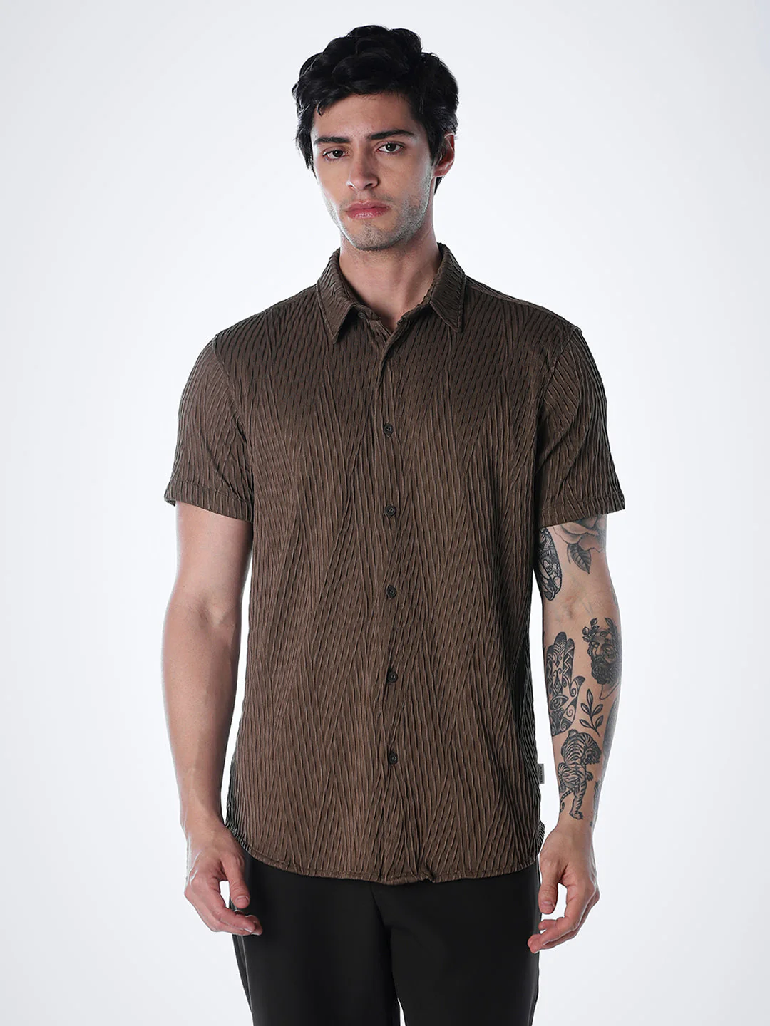 Stretch Fabric Comfort Fit Shirt - Image 2