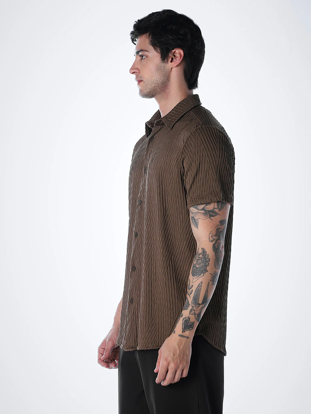 Stretch Fabric Comfort Fit Shirt - Image 3