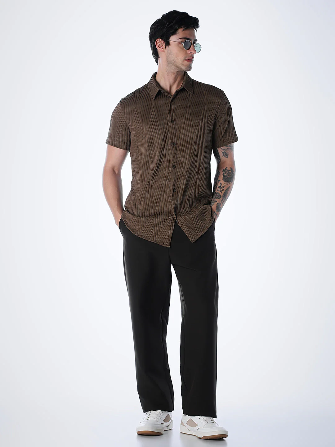 Stretch Fabric Comfort Fit Shirt - Image 6