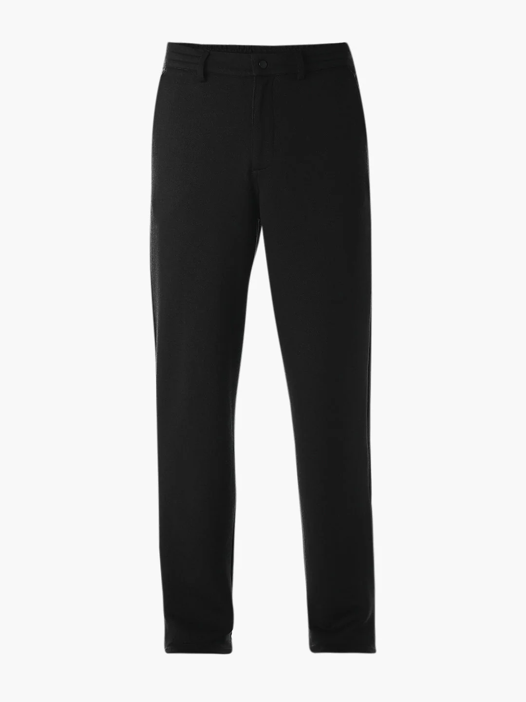 Regular Fit Mid Rise Pants - Black - Image 7