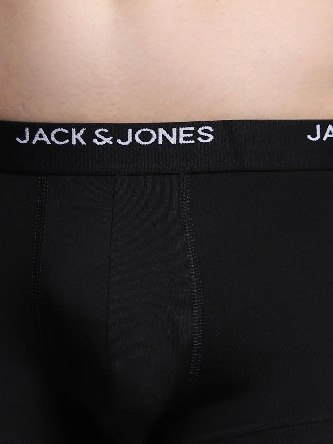 Pack of 5 Black Logo Print Trunks - Image 5