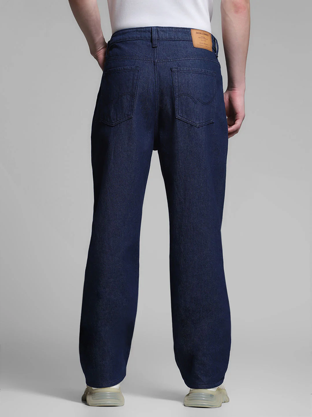 Blue High Rise Dario Loose Fit Jeans - Image 3