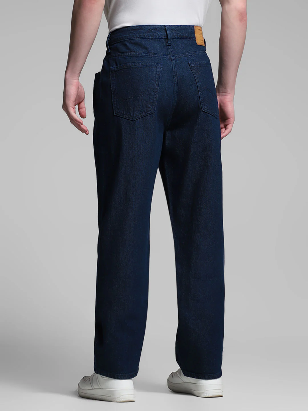 Dark Blue High Rise Dario Loose Fit Jeans - Image 3