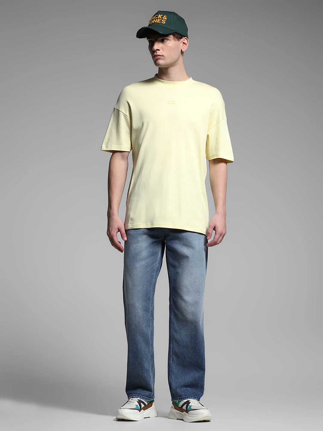 Dark Blue High Rise Dario Loose Fit Jeans - Image 6