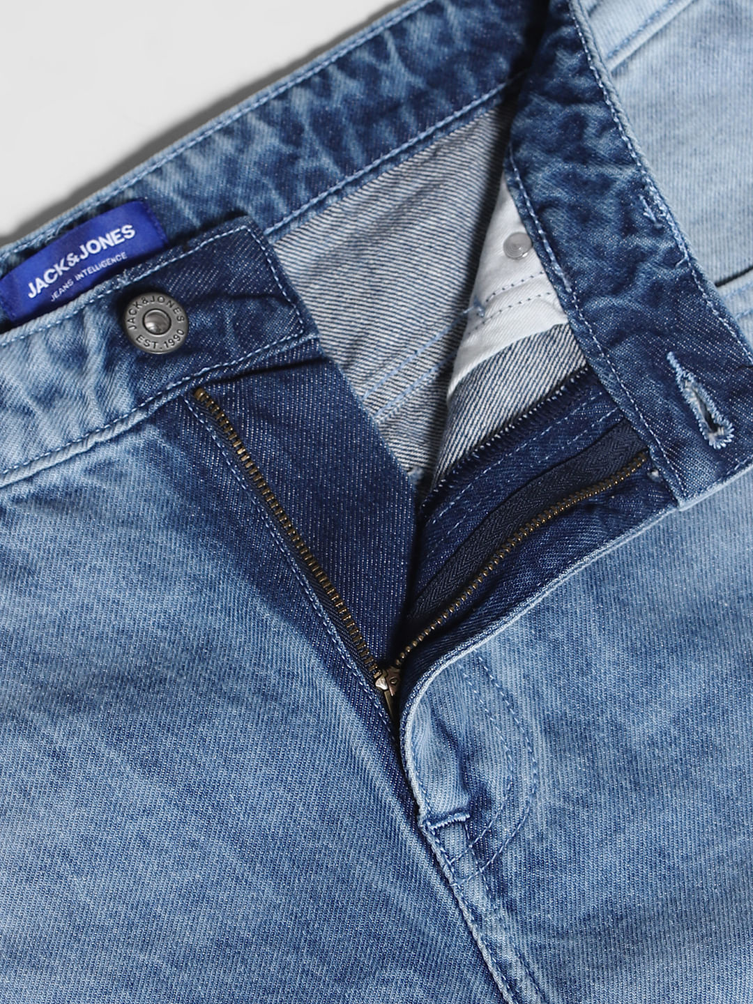 Light Blue Washed Dario Loose Fit Jeans - Image 5
