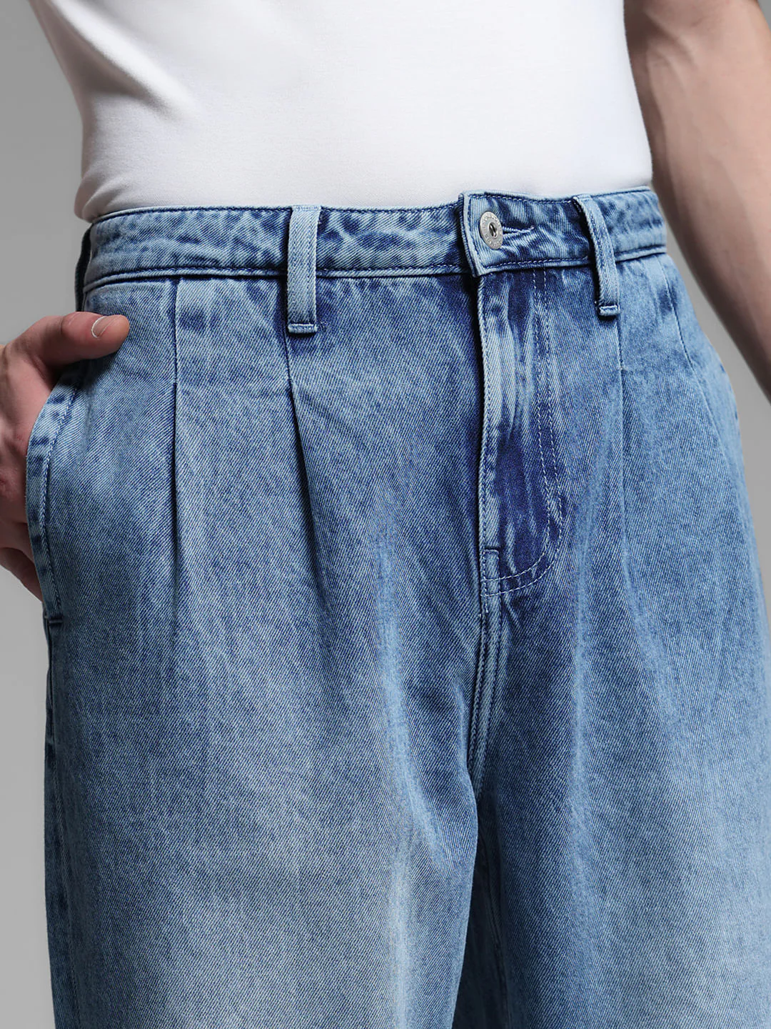 Light Blue High Rise Dario Loose Fit Jeans - Image 4