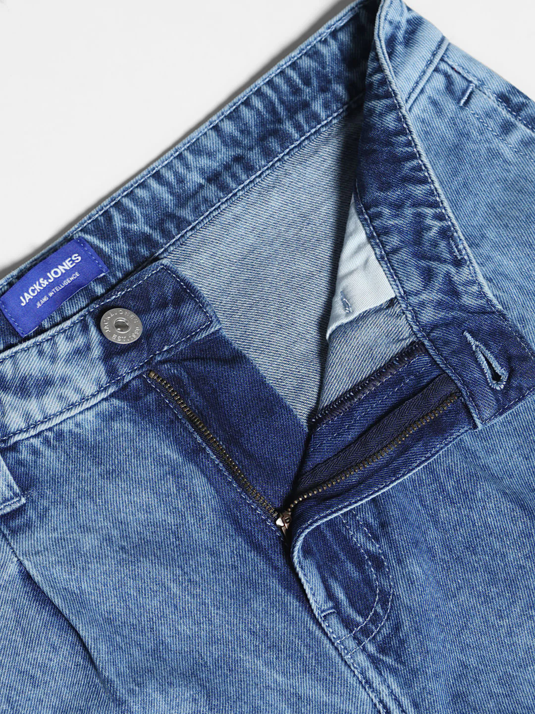Light Blue High Rise Dario Loose Fit Jeans - Image 5