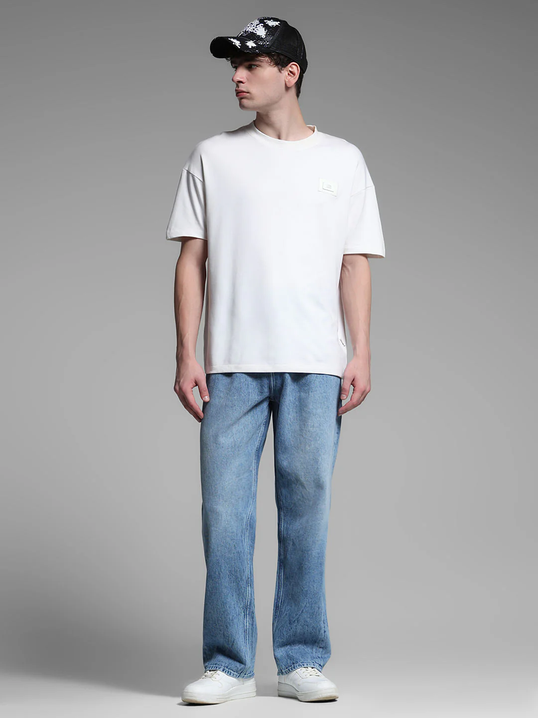 Light Blue High Rise Dario Loose Fit Jeans - Image 6