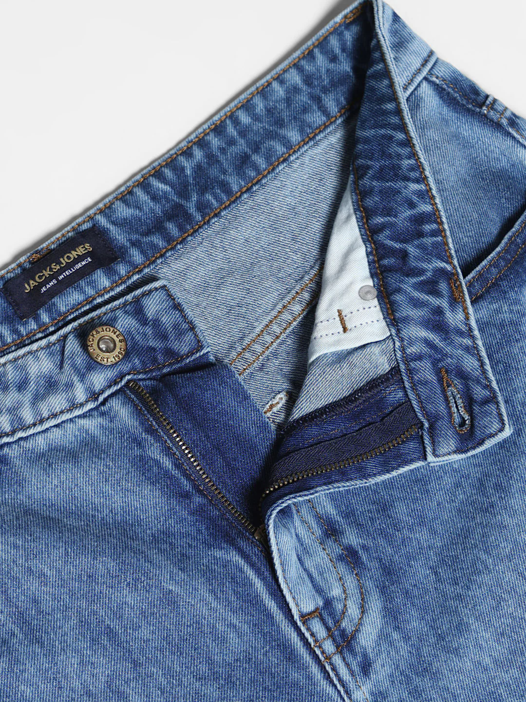 Blue High Rise Dario Loose Fit Jeans - Image 5