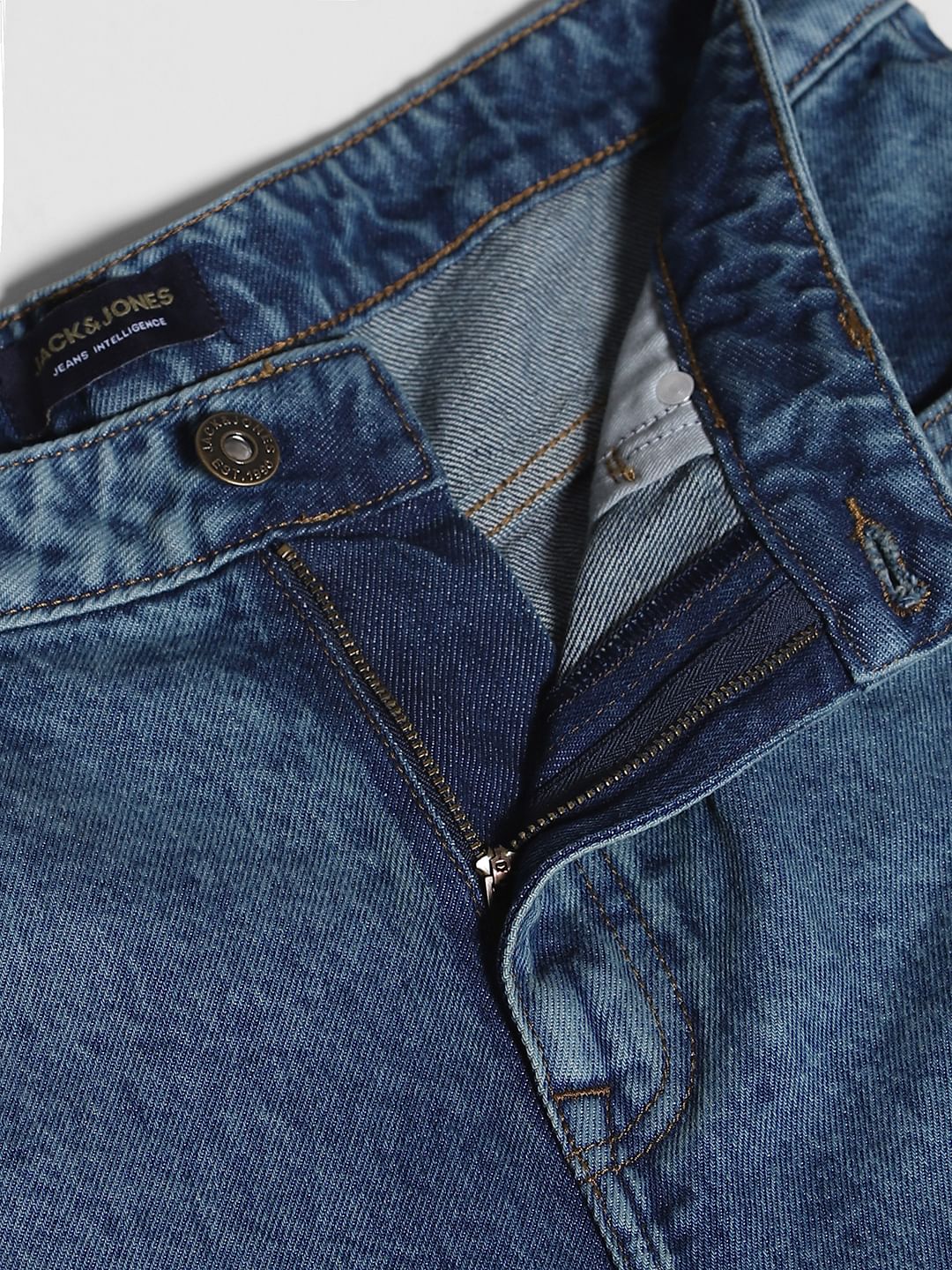 Blue High Rise Dario Loose Fit Jeans - Image 5
