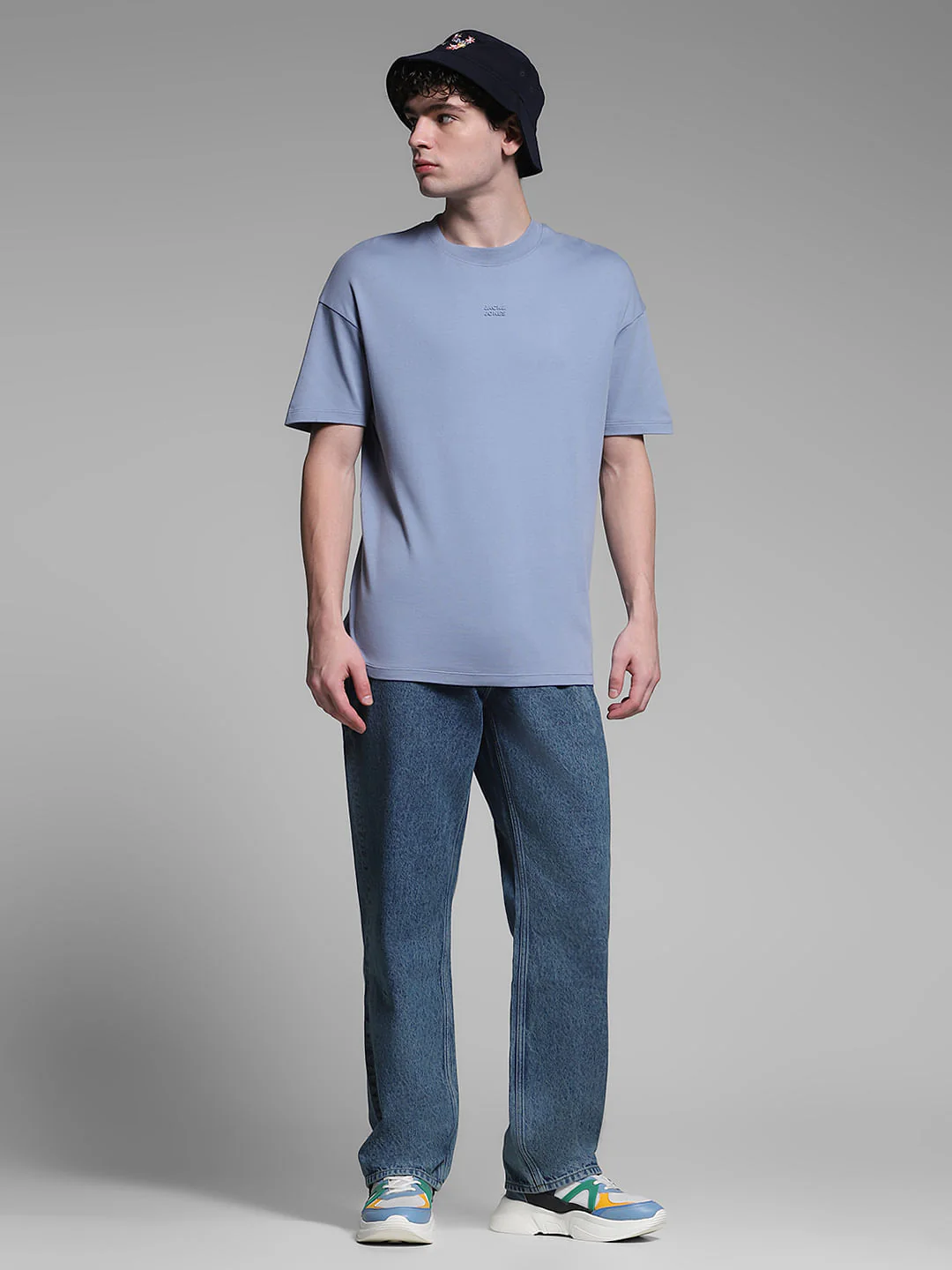 Blue High Rise Dario Loose Fit Jeans - Image 6