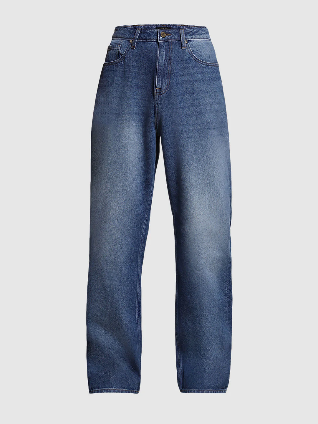 Blue High Rise Dario Loose Fit Jeans - Image 7