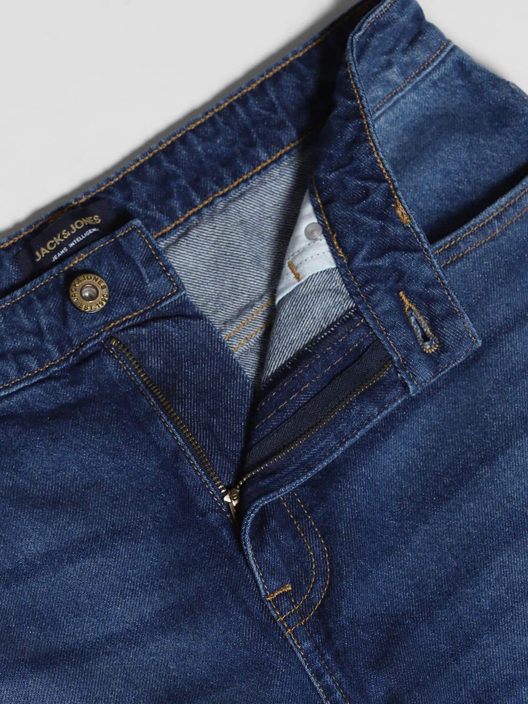 Blue Distressed Dario Loose Fit Jeans - Image 5