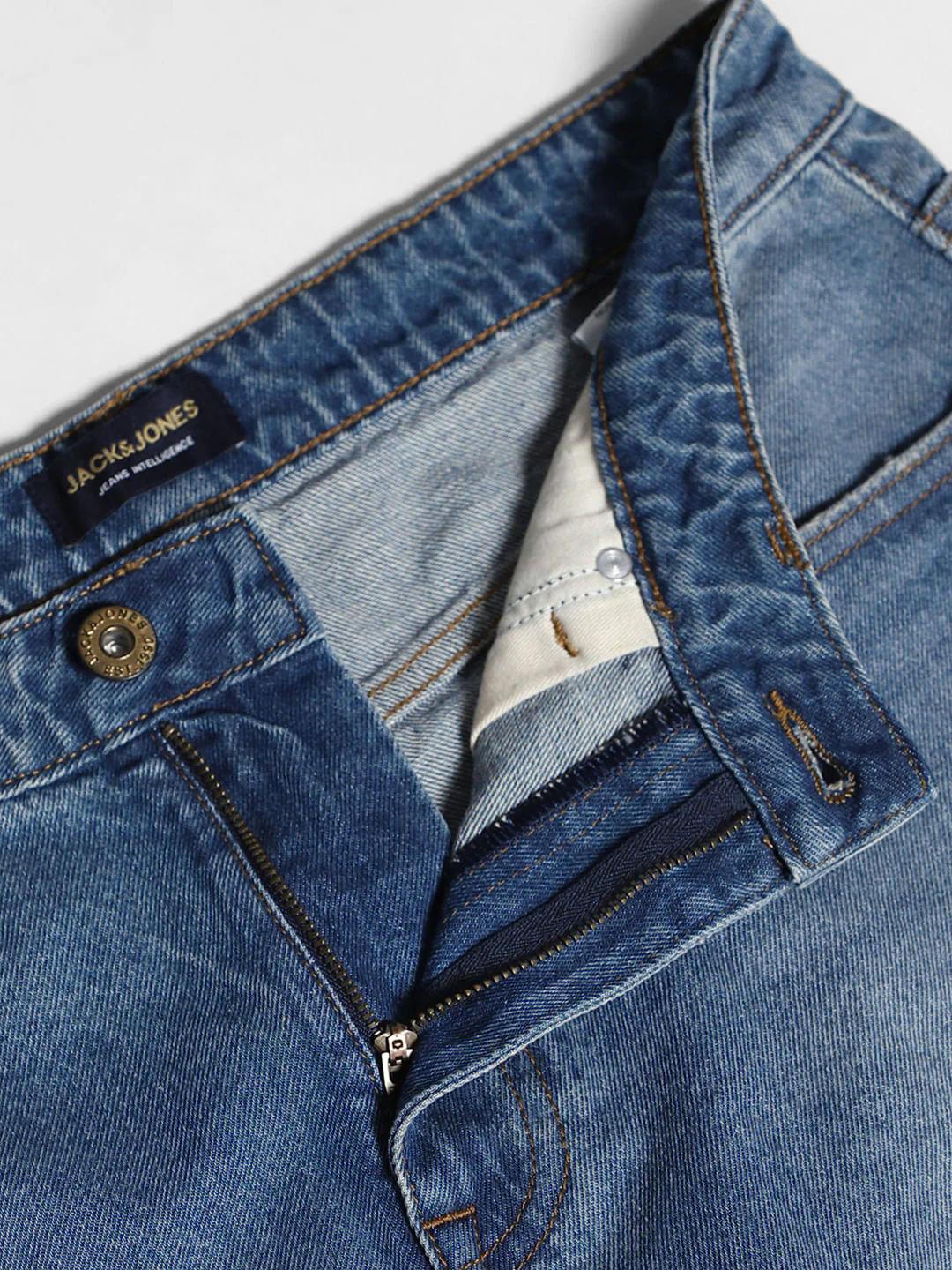 Blue Heavily Distressed Dario Loose Fit Jeans - Image 4