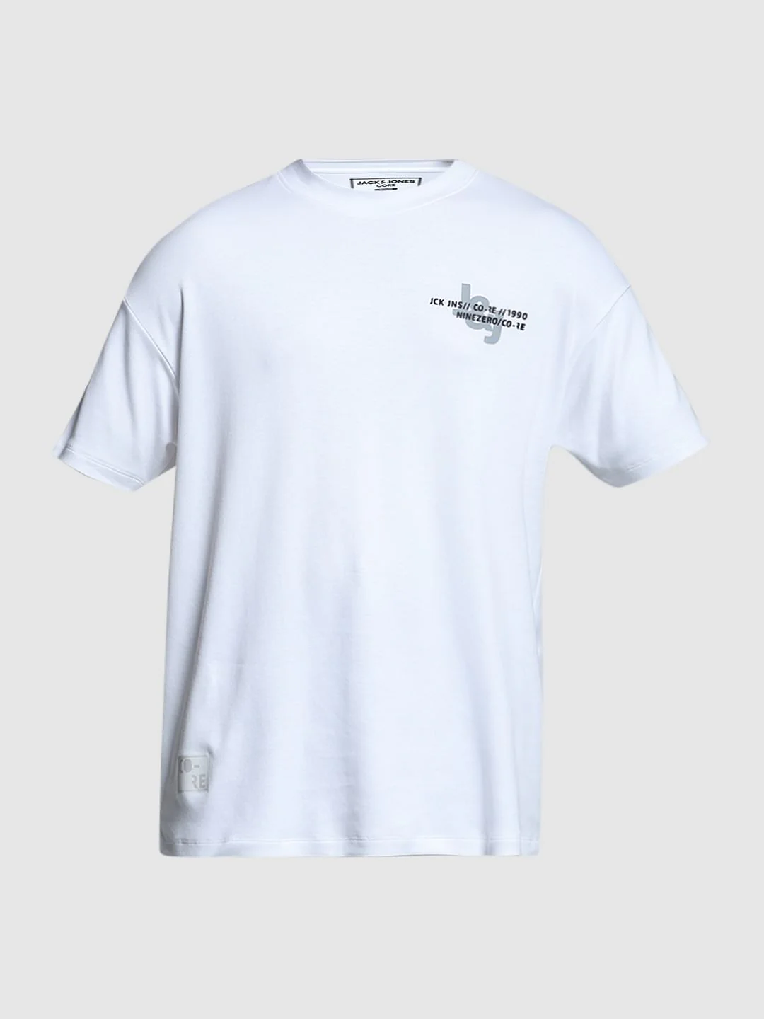 White Printed Oversized T-shirt - Image 8
