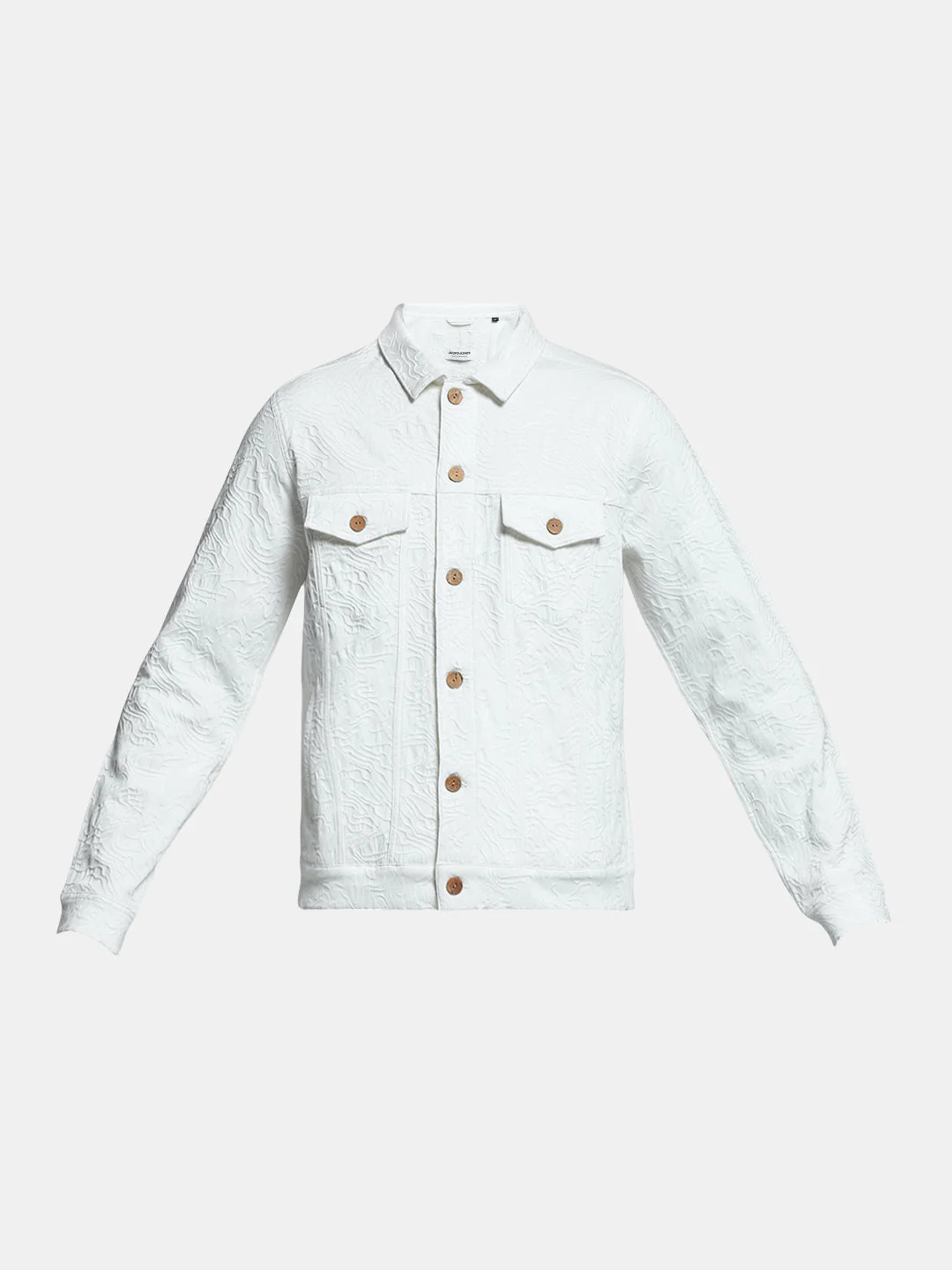 White Jacquard Jacket - Image 7