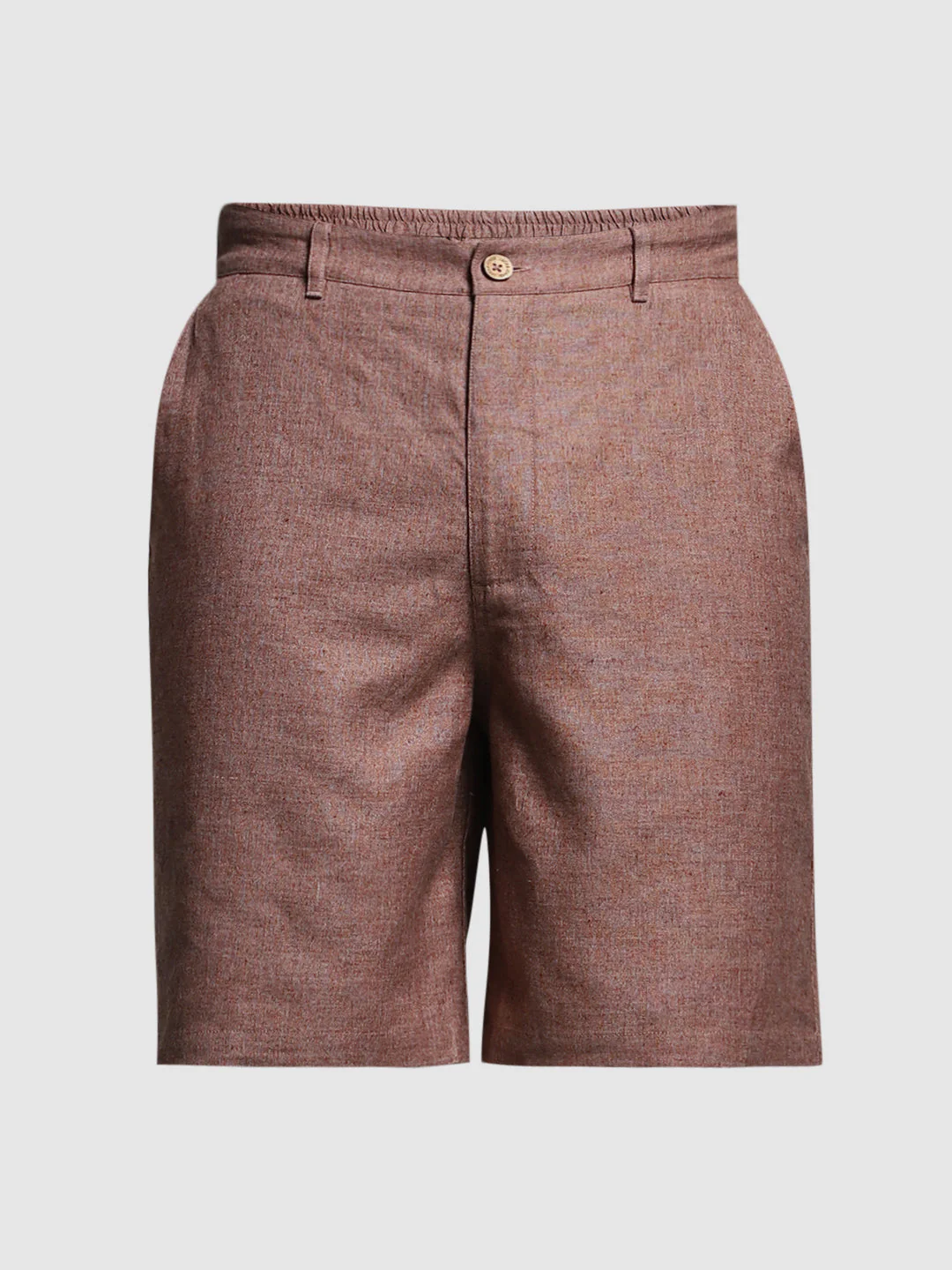JACK&JONES Dark Brown Linen Blend Shorts - Image 7