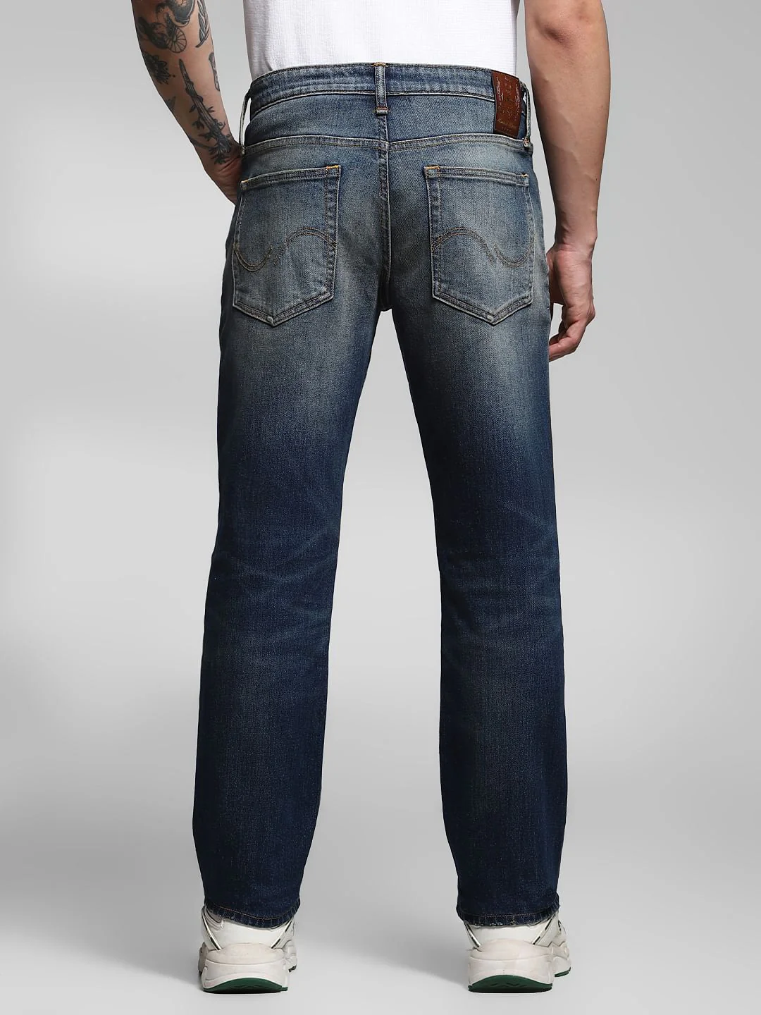 Mildly Distressed Clark Regular Fit Jeans - Image 3