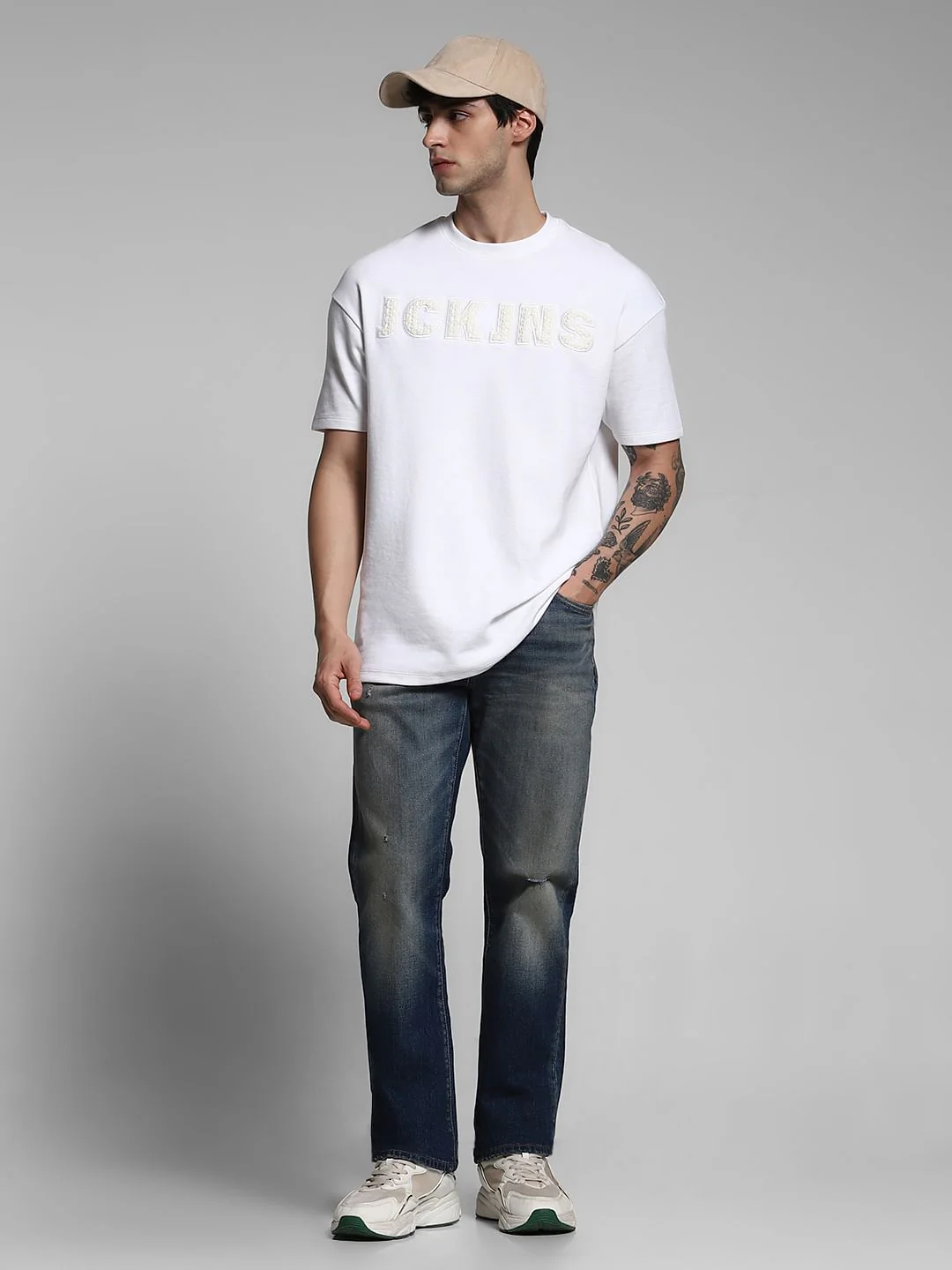 Mildly Distressed Clark Regular Fit Jeans - Image 7
