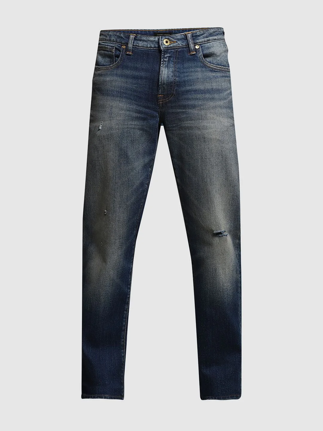 Mildly Distressed Clark Regular Fit Jeans - Image 8