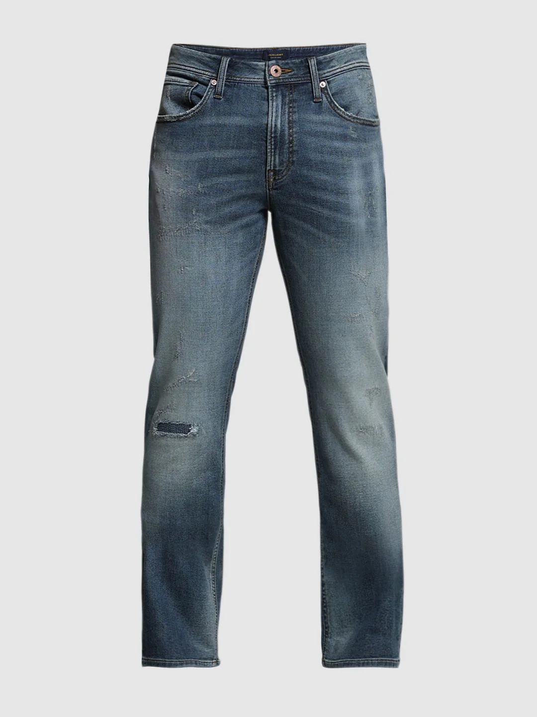 Blue High Rise Cliff Bootcut Jeans - Image 7