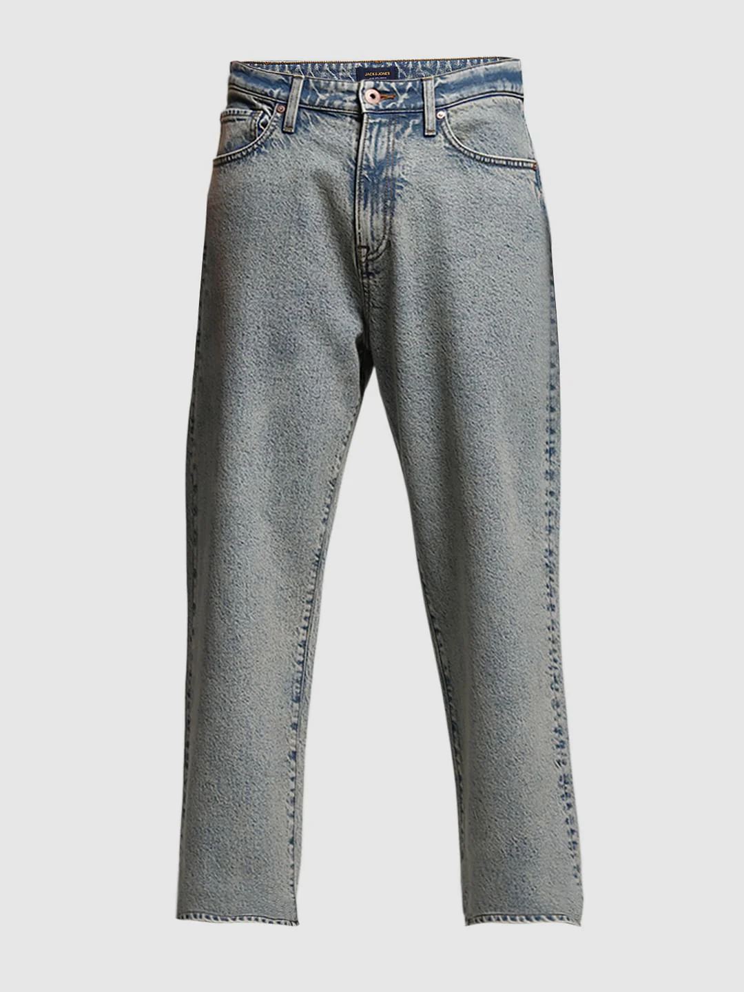 Blue High Rise Washed Dario Loose Fit Jeans - Image 7