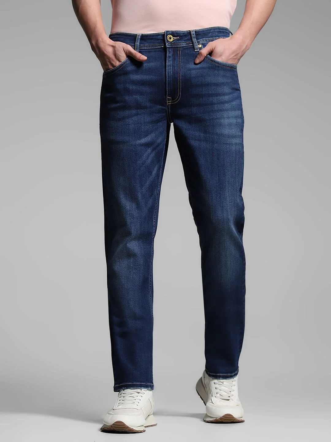 Dark Blue Low Rise Ben Skinny Jeans