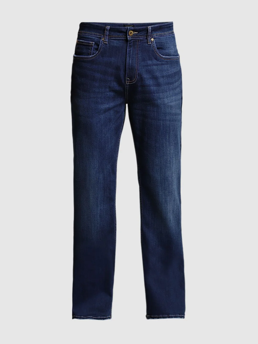 Dark Blue Mid Rise Cliff Bootcut Jeans - Image 7