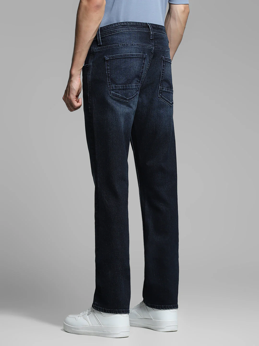 Dark Blue Clark Regular Fit Jeans - Image 3