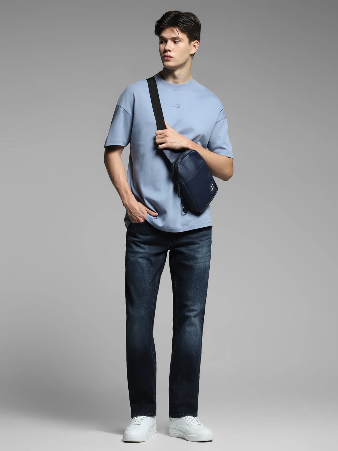 Dark Blue Clark Regular Fit Jeans - Image 6