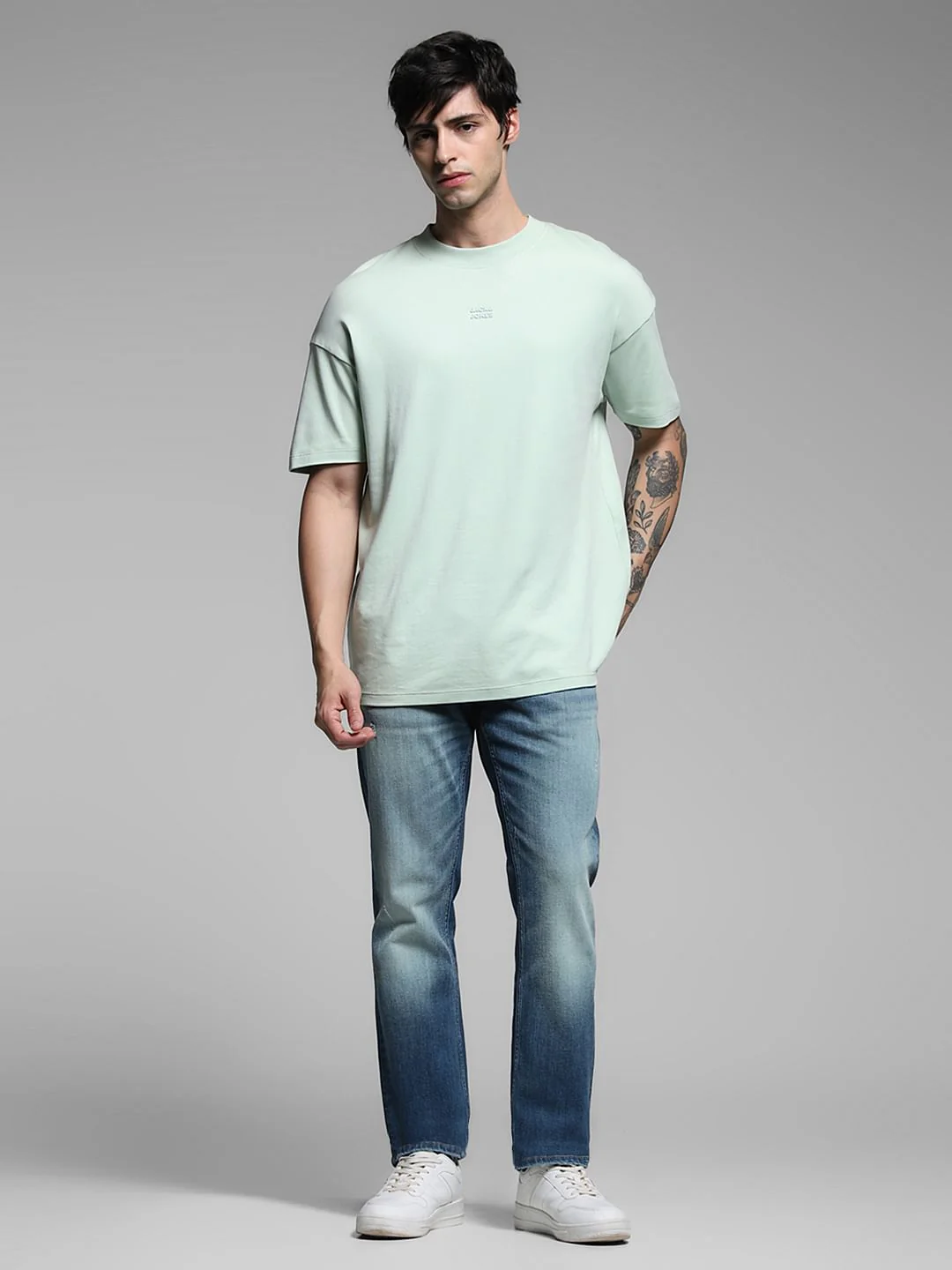 Blue Cotton Clark Regular Fit Jeans - Image 6