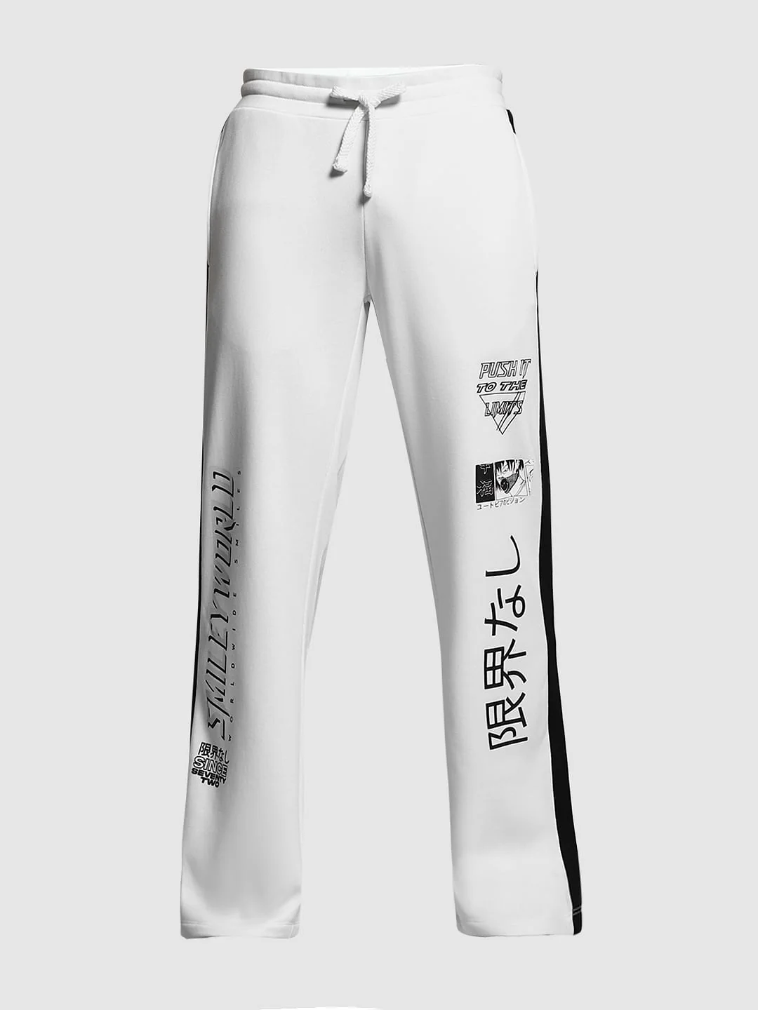 SmileyWorld White Printed Sweatpants - Image 8
