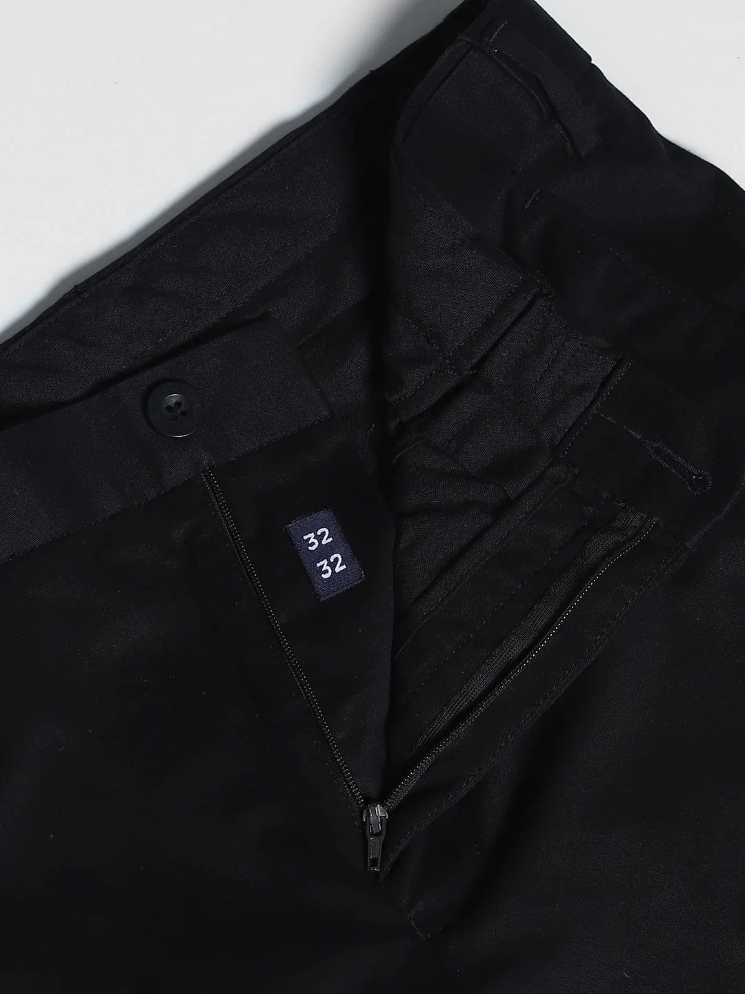 Black Mid Rise Flex Pants - Image 5