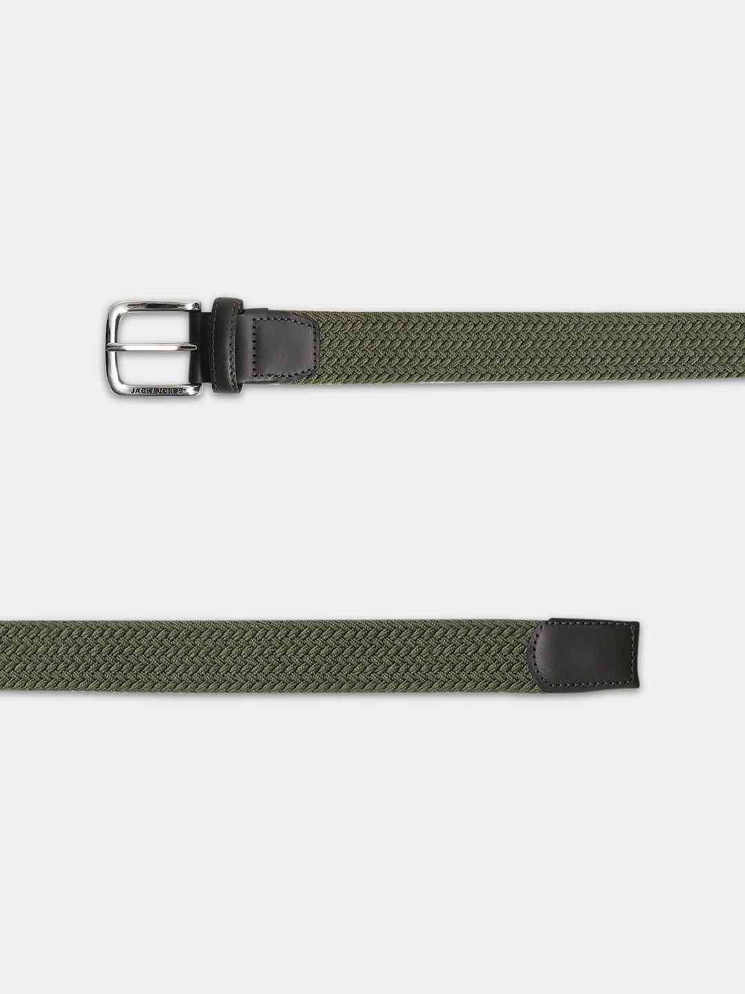 Dark Green Braided Belt - Image 3