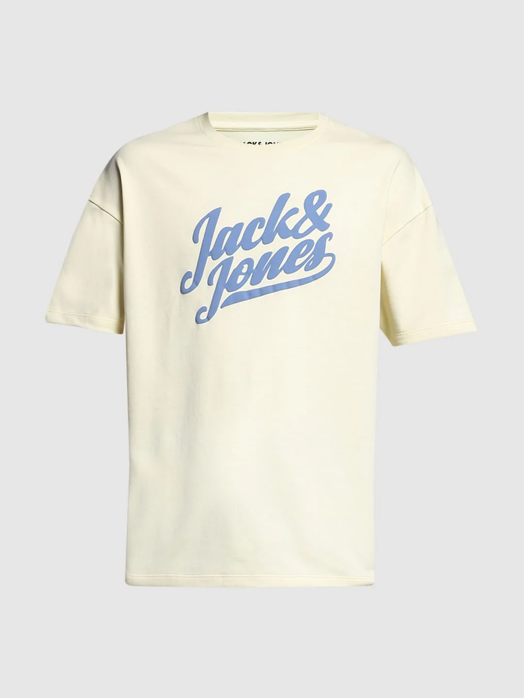 Yellow Logo Print Crew Neck T-shirt - Image 7
