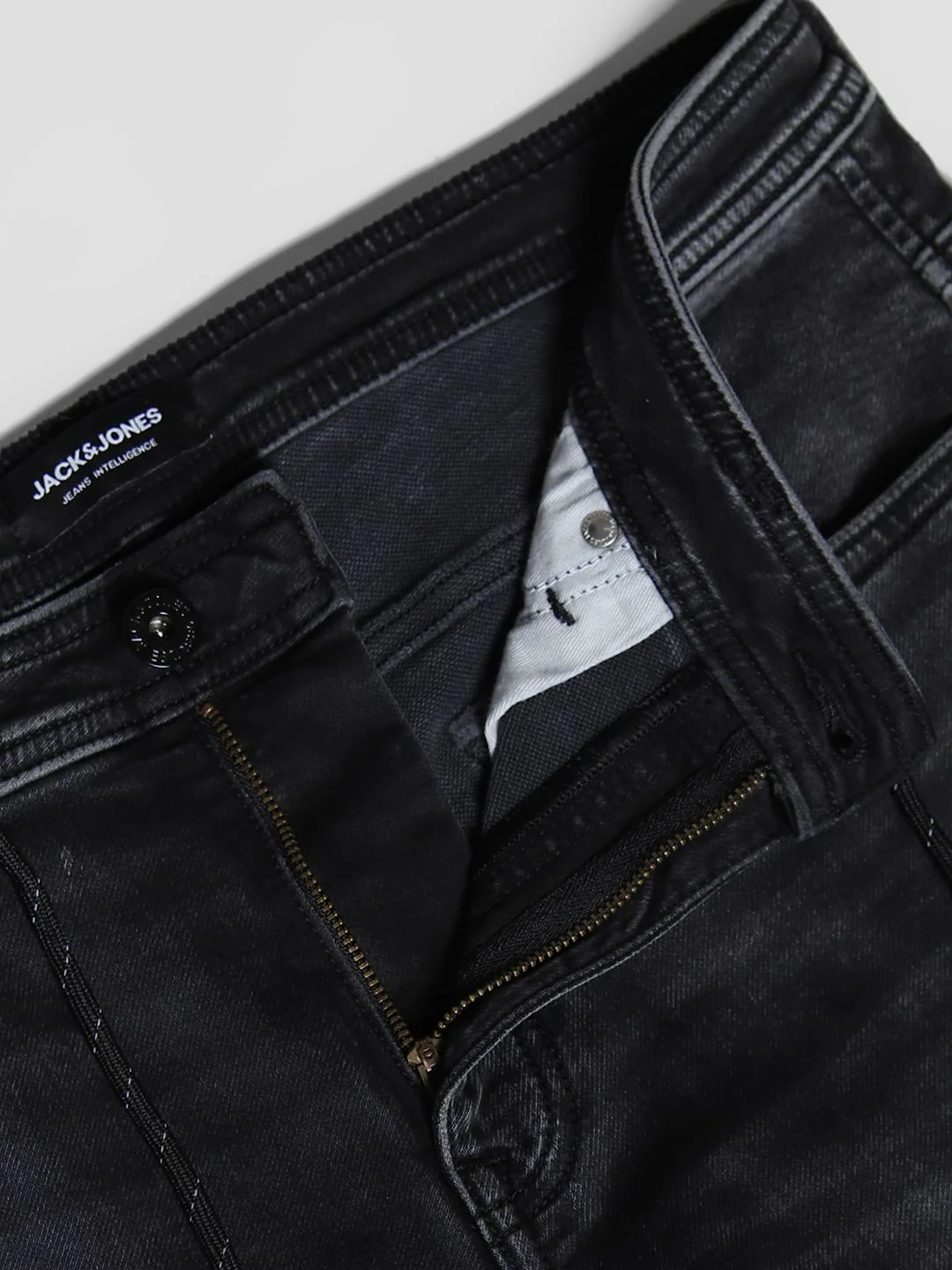 Black Low Rise Clark Regular Fit Jeans - Image 5