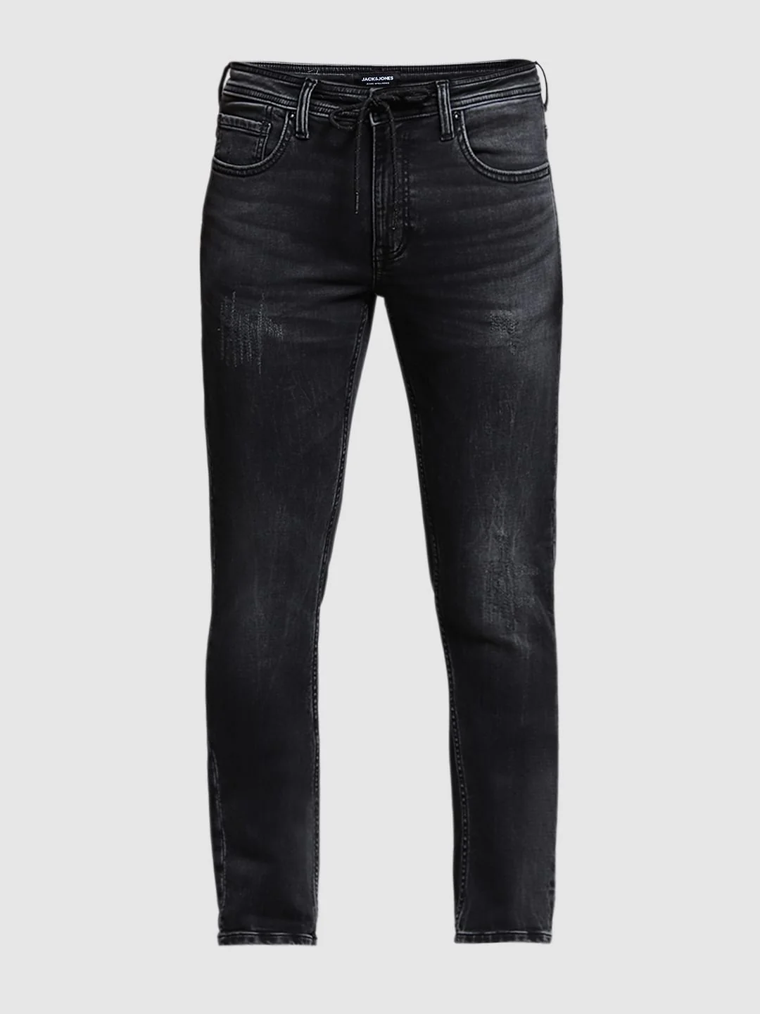 Black Low Rise Glenn Slim Fit Jeans - Image 7
