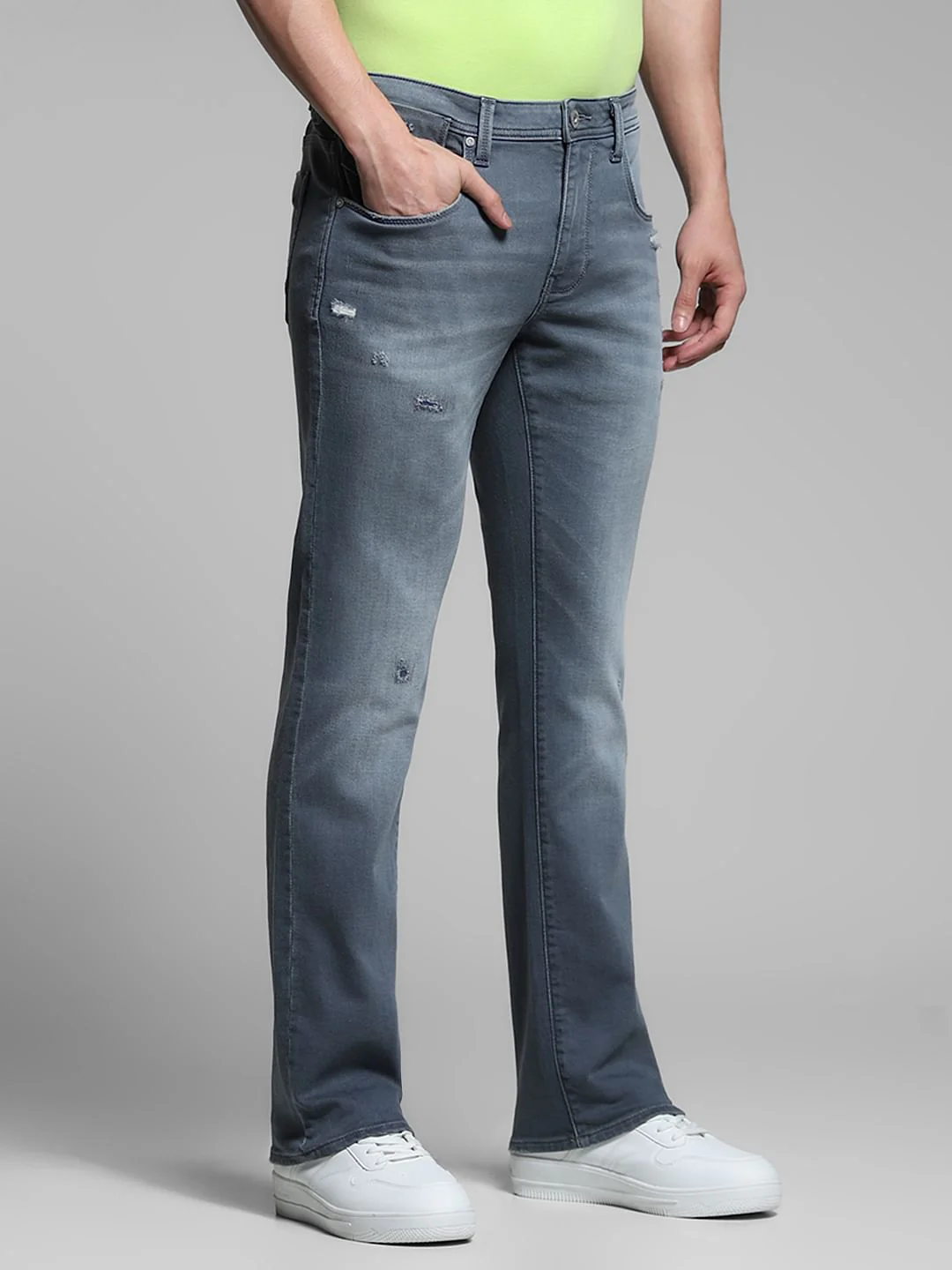 Blue Washed Clark Regular Fit Jeans - Image 2
