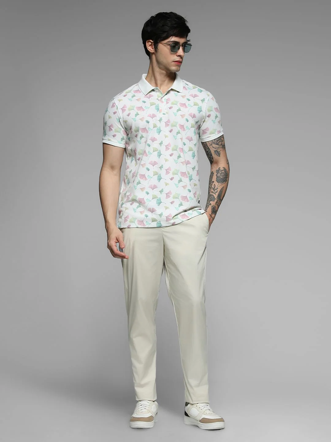 Light Green Mid Rise Pants - Image 6