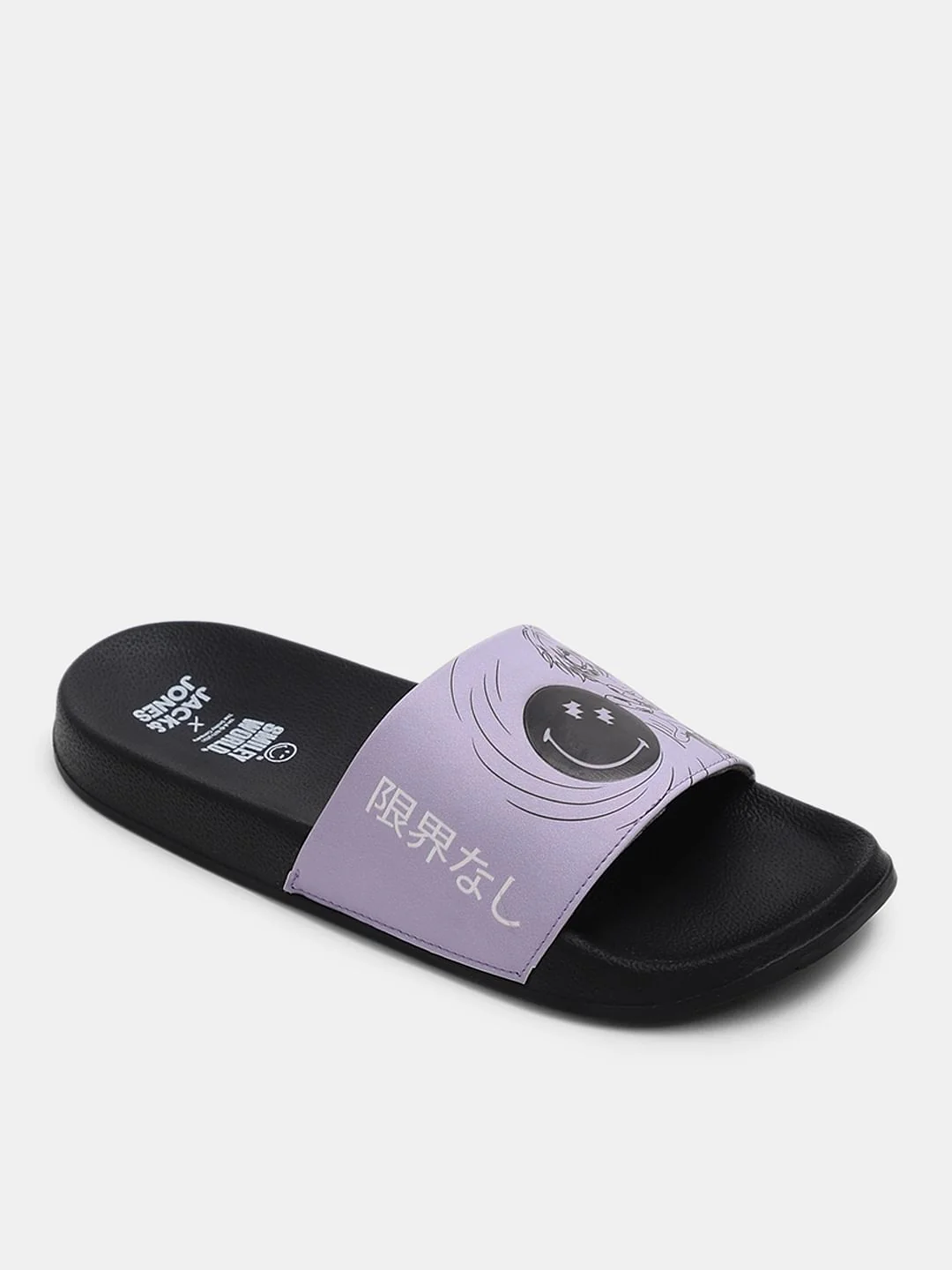 SMILEY Black Pool Sliders - Image 4