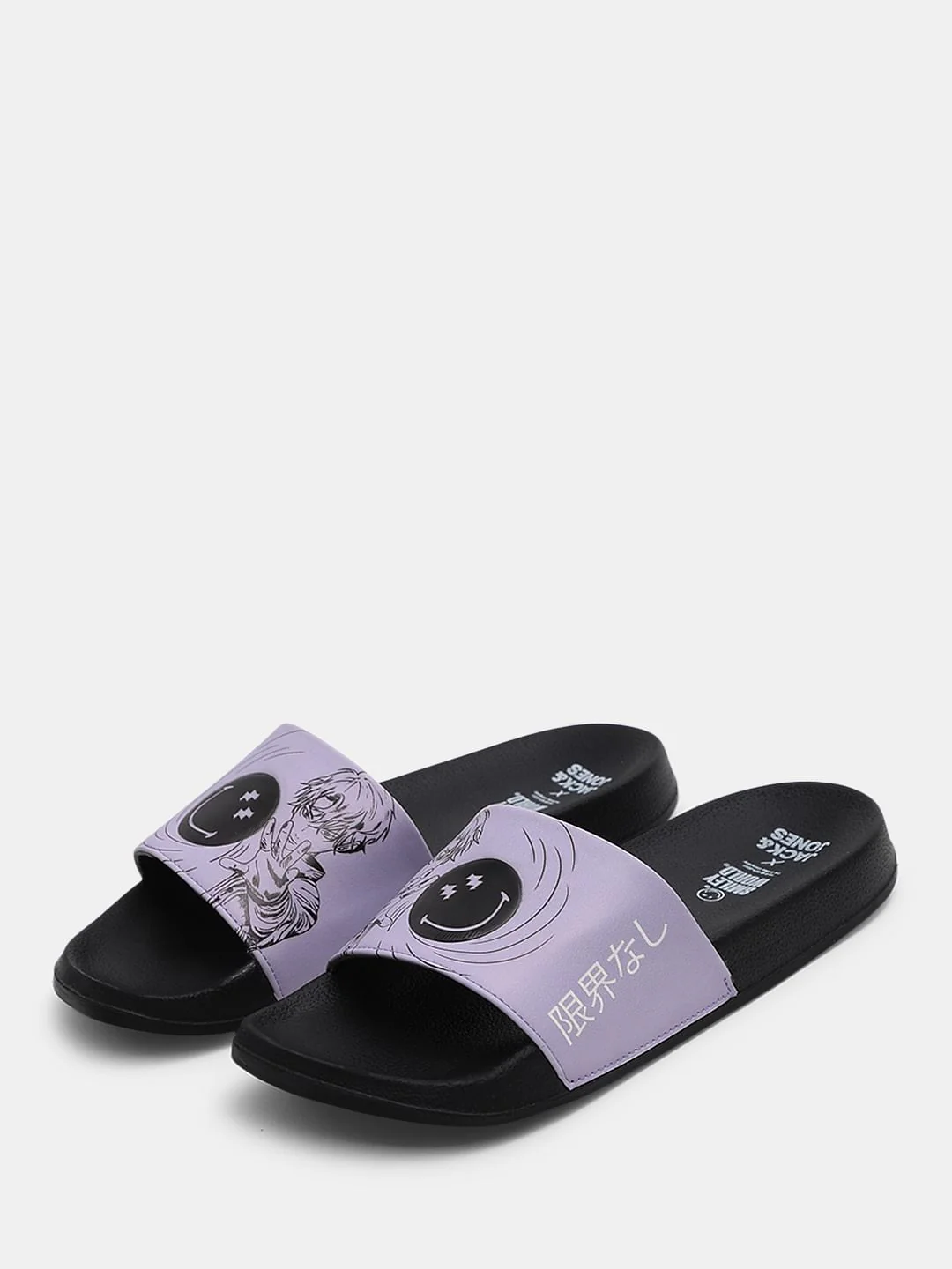SMILEY Black Pool Sliders - Image 6