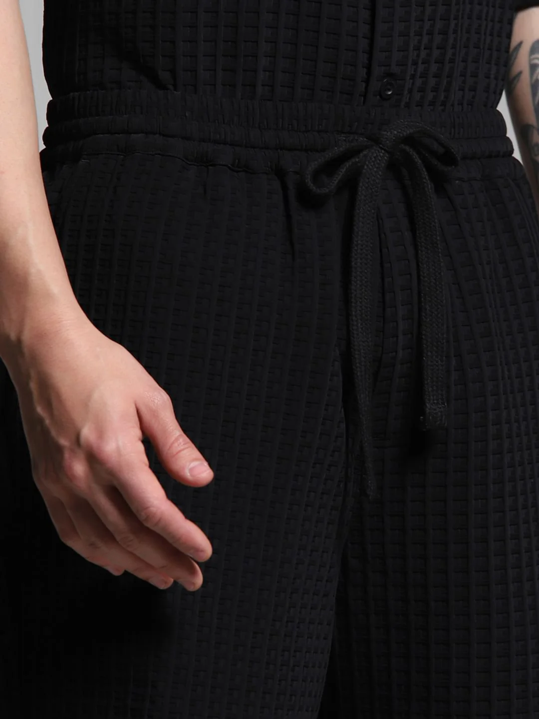 Black Co-ord Set Shorts - Image 4