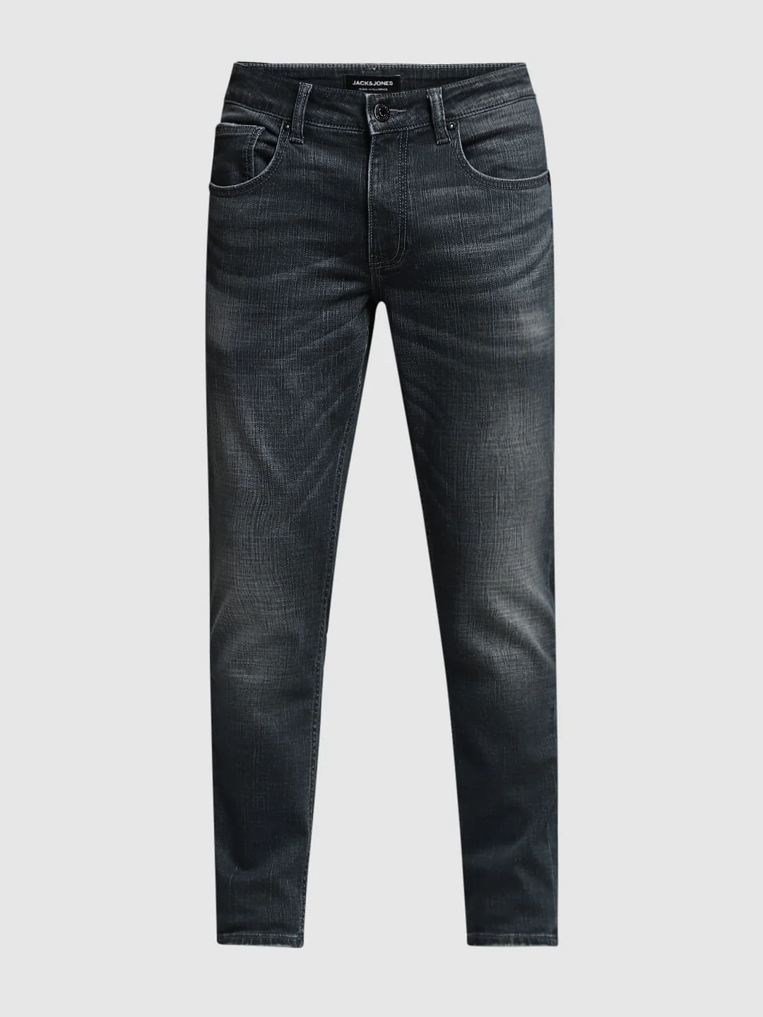 Dark Grey Brak Slim Fit Cropped Jeans - Image 7