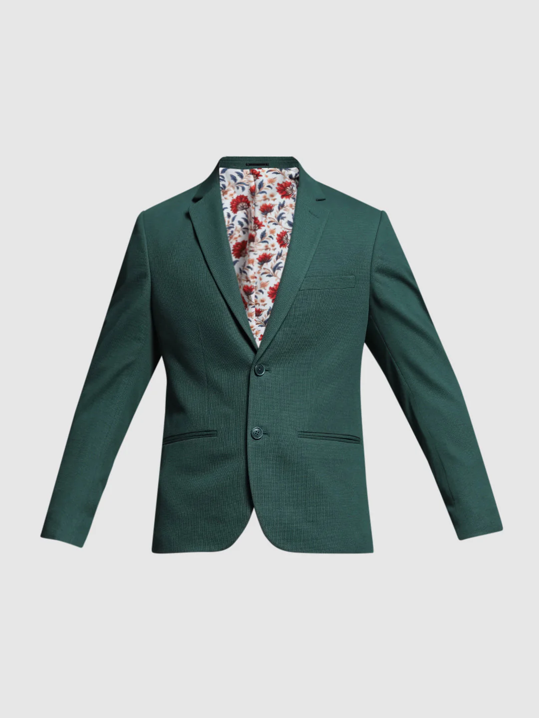 Turquoise Tailored Slim Fit Blazer - Image 7
