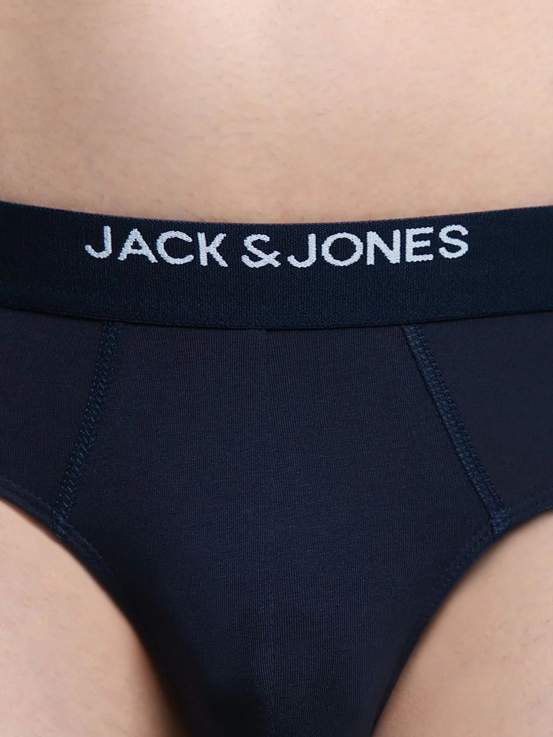 Pack of 3 Briefs - Blue, Grey, Black - Image 8