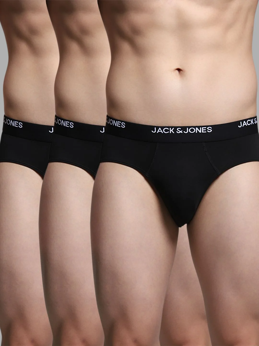 Pack of 3 Jet Black Briefs