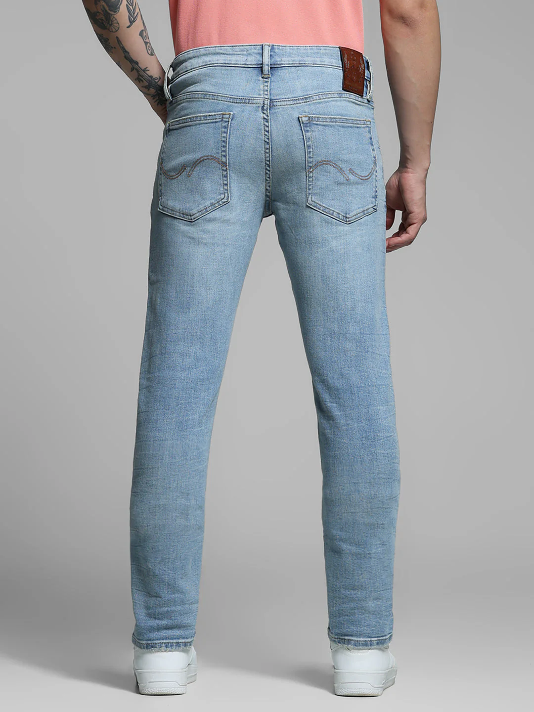 Light Blue Glenn Slim Fit Jeans - Image 3