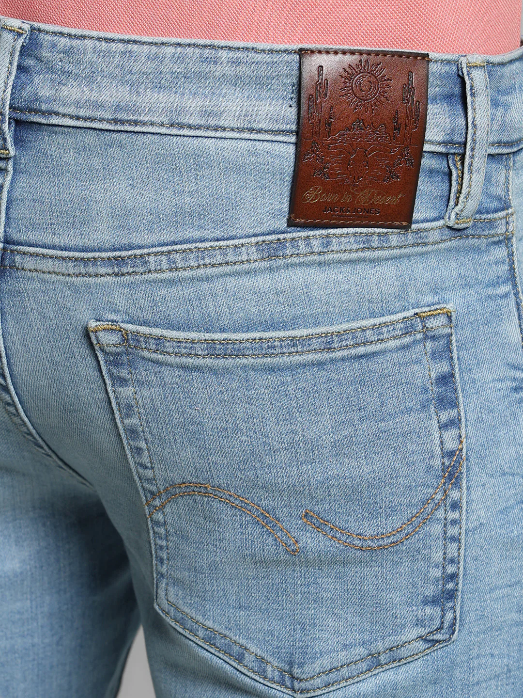 Light Blue Glenn Slim Fit Jeans - Image 4